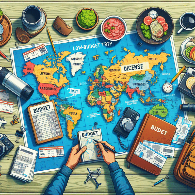 como planejar uma viagem de baixo custo
